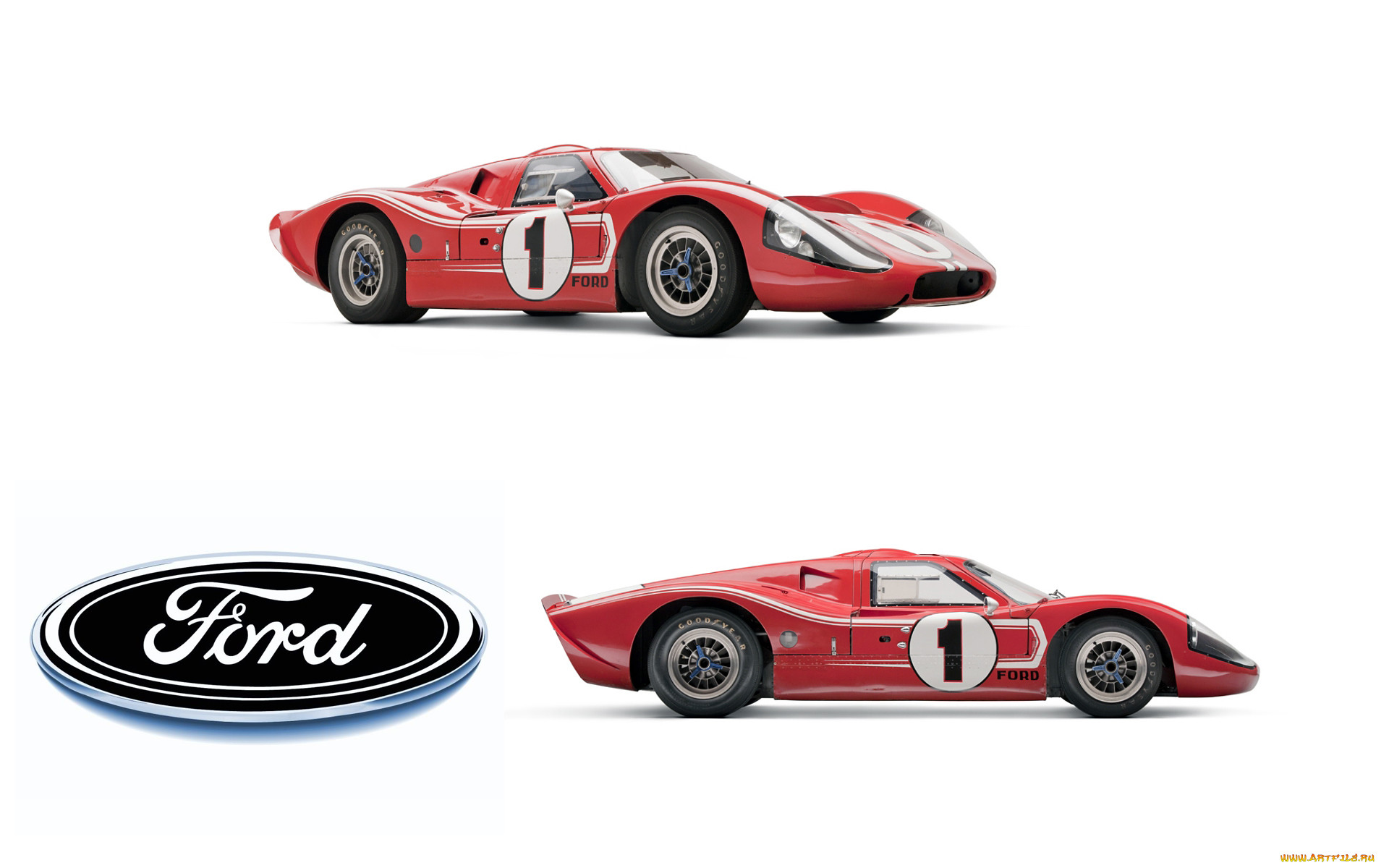 , ford, logo, red, gt40